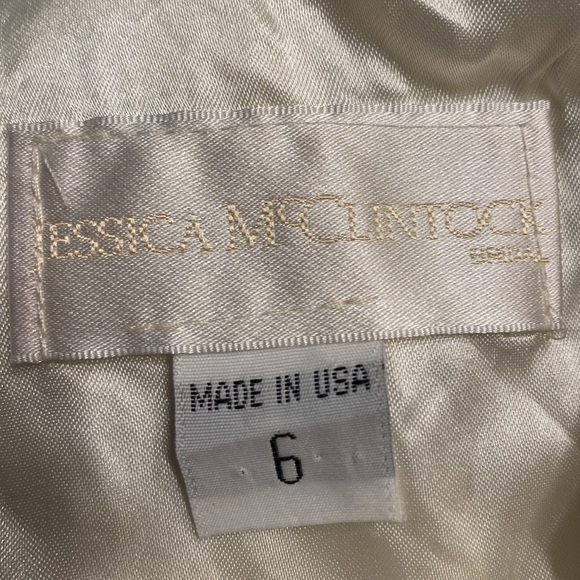 Jessica McClintock retro 90's wedding dress - Picture 3 of 6